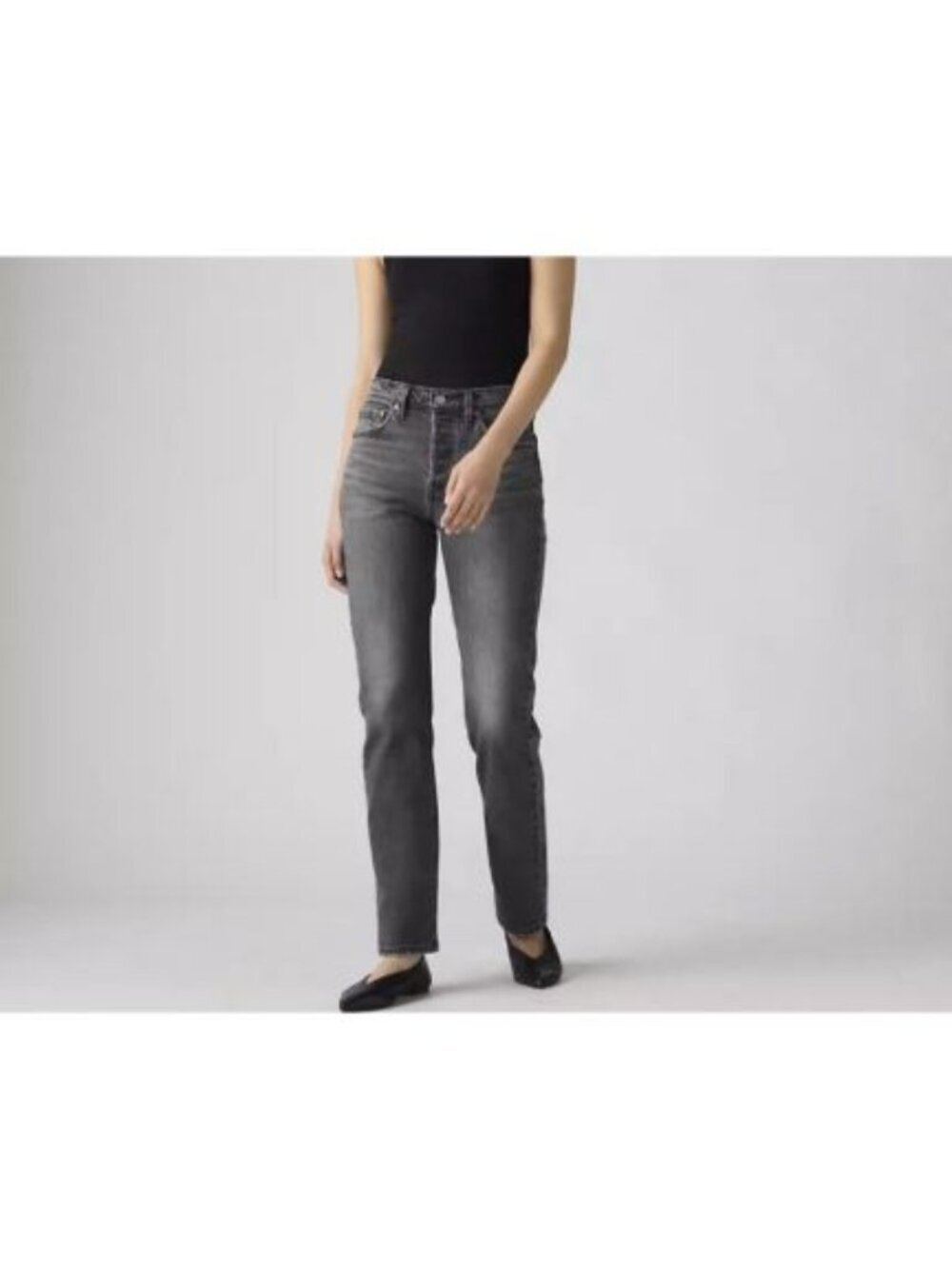 Levi's 501 Original Fit Faded Grey Jeans